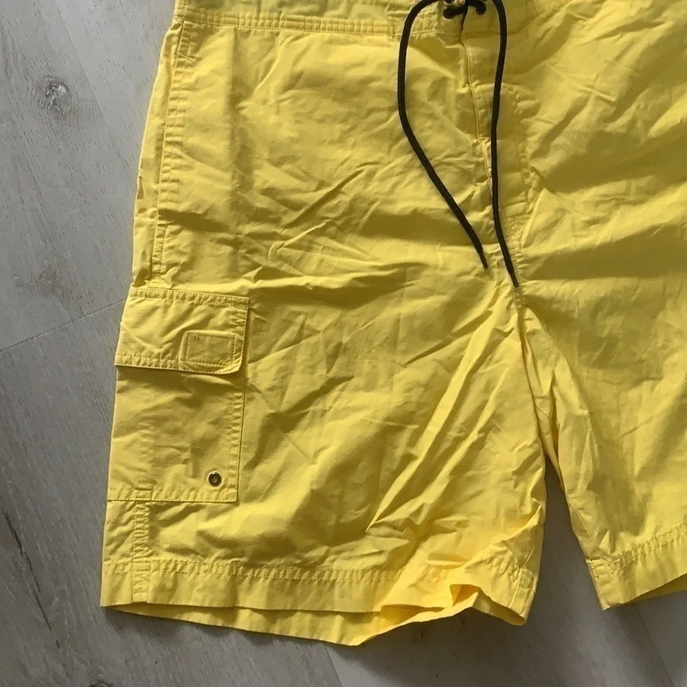 Polo Ralph Lauren Yellow Swim Trunks L‎ vintage